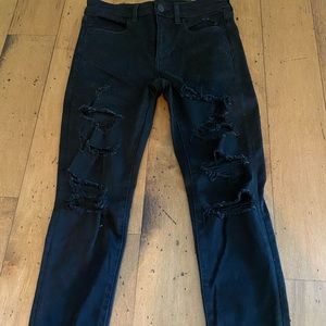American Eagle ripped skinny jeans